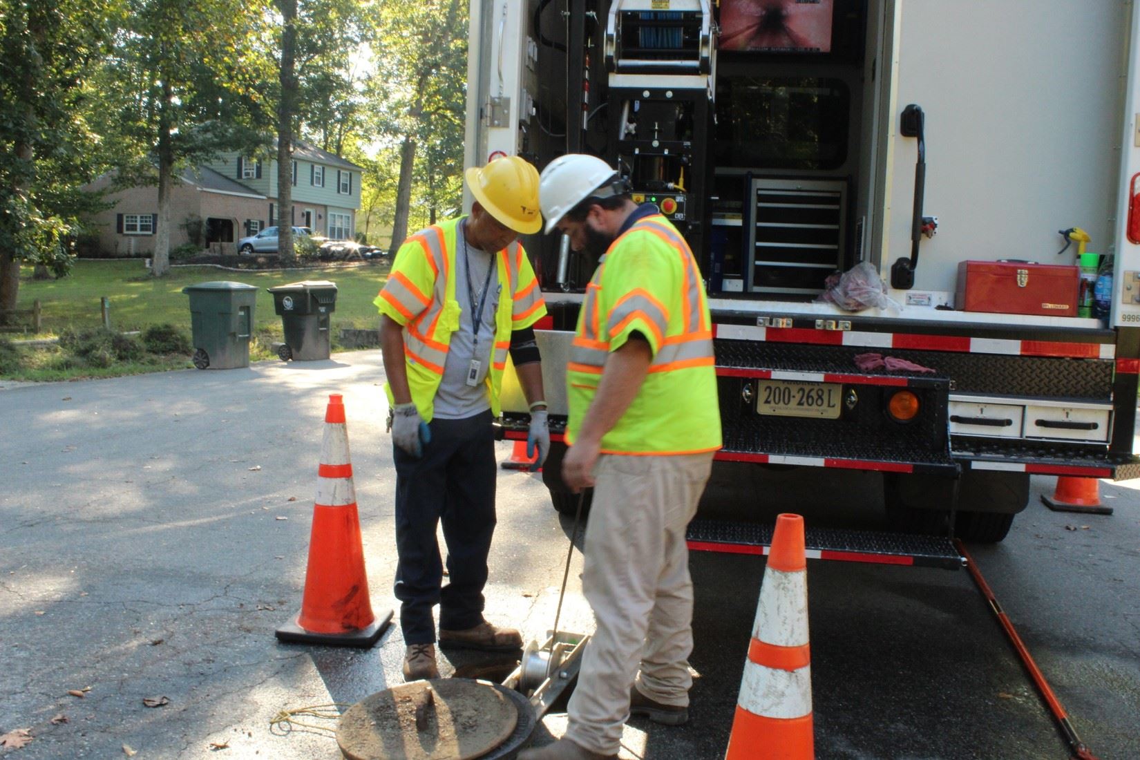 This is an image of DPW Employees