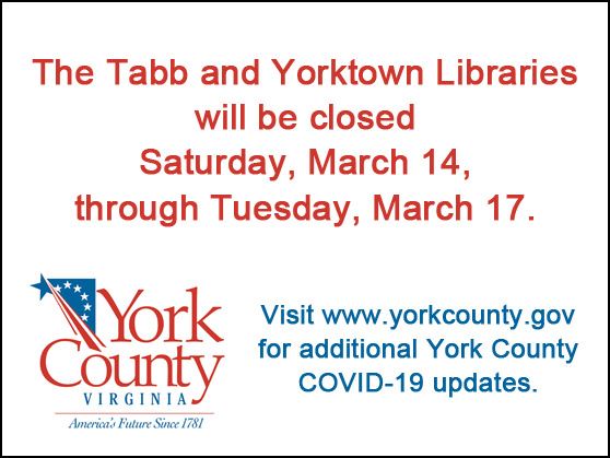 Libraries closed March 14-17