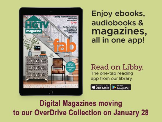 Digital magazines moving to OverDrive on January 28