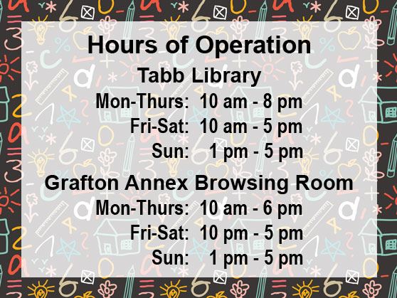 Hours of operation beginning September 5, 2021