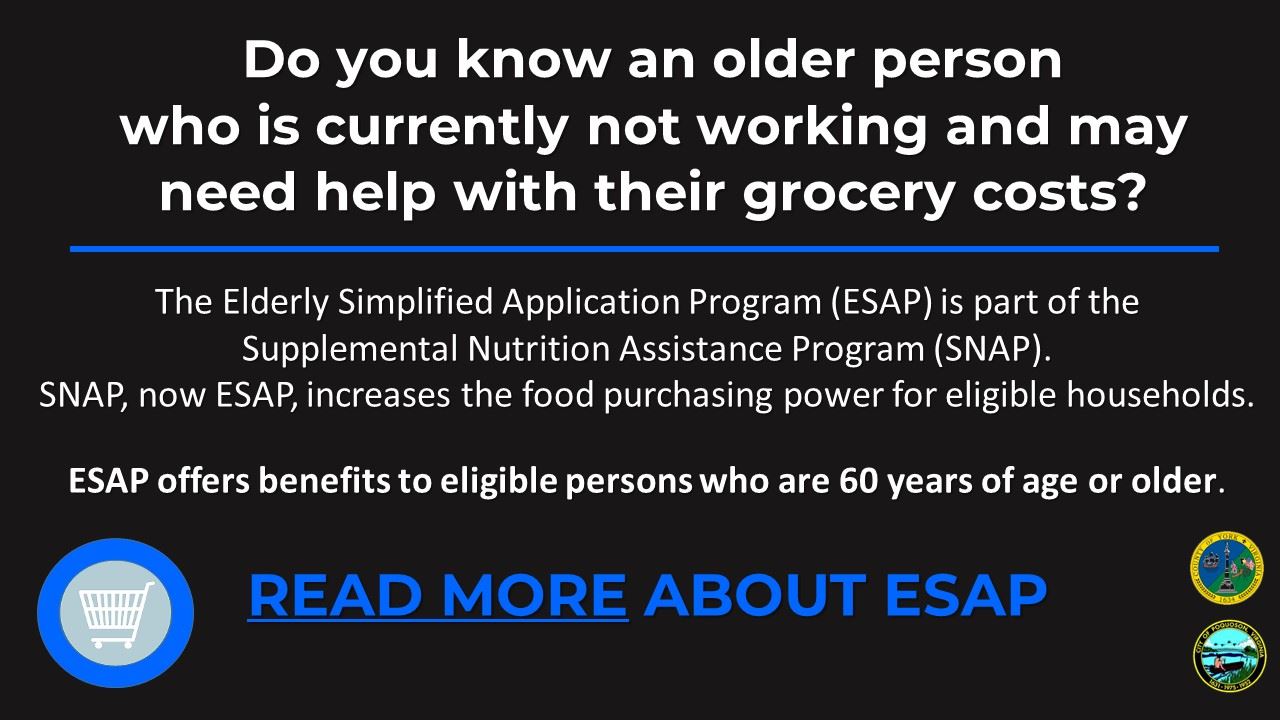 ESAP Program for help with grocery costs
