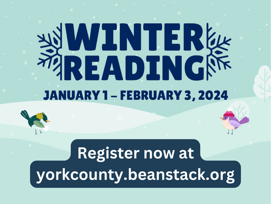 Register now for our Winter Reading Challenge!