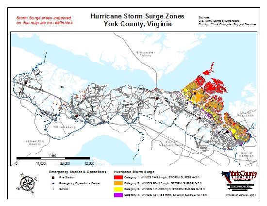Hurricane Storm Surge - Letter size