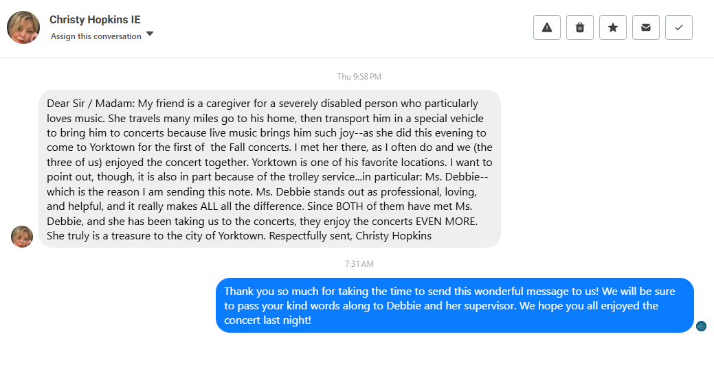 Trolley Driver Kudos